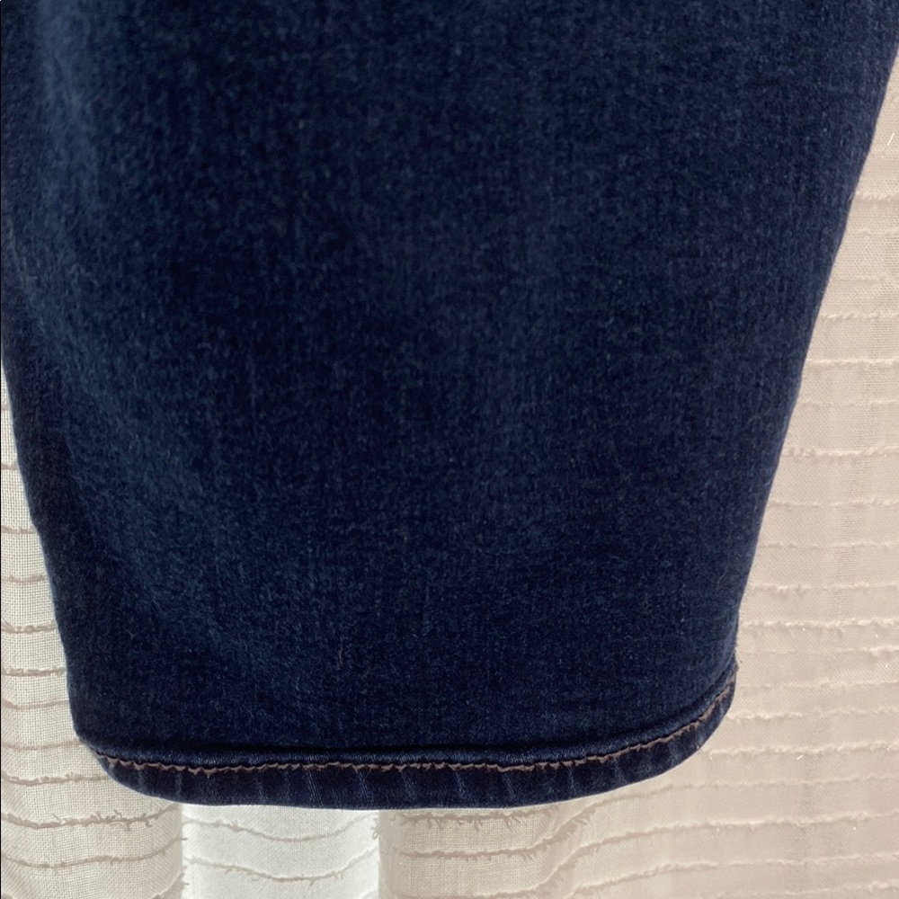Nine West Dark Blue Jean Long Shorts - Picture 12 of 13